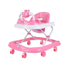 Новые складные ходунки для детей от 6 до 18 месяцев, ходунки на колесиках для раннего обучения детей, тележка для малышей, балансировочная машина для первых шагов