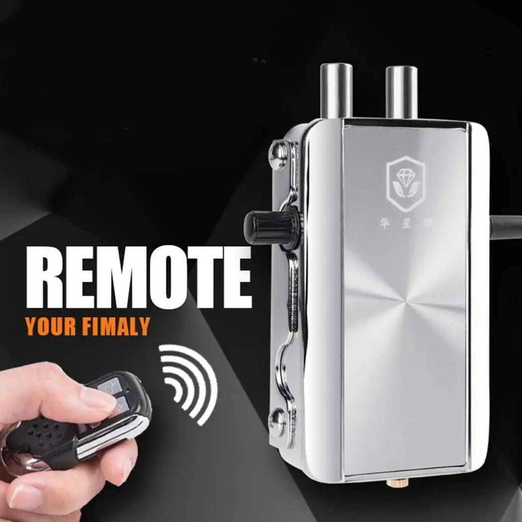 

Home Door Keyless Electronic Smart Wireless Remote Anti Tin Paper Unlock, Technical Unlock Control Lock