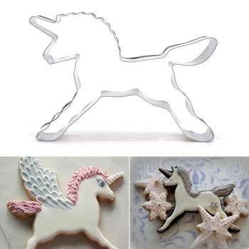 

High Quality Pastry Baking Mould Unicorn Horse Cake Mold Cookies Cutter Biscuit Decorating for Home Kitchen Bakeware Tool
