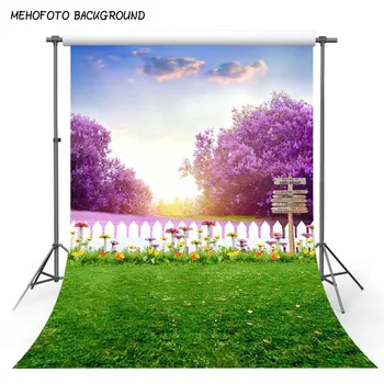 

MEHOFOTO Natural Scenery Photography Background Weeding Garden Backdrop for Photo Booth