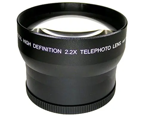 Optics 0.45x High Definition Wide Angle Conversion Lens for Canon PowerShot SX60 HS Includes Ring Adapter
