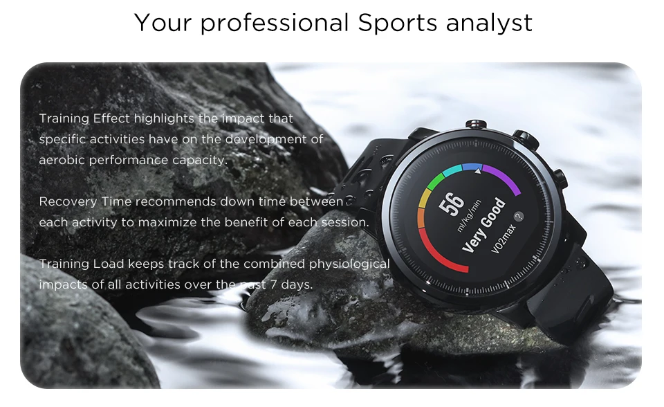 2019 nova amazfit stratos + flagship relógio