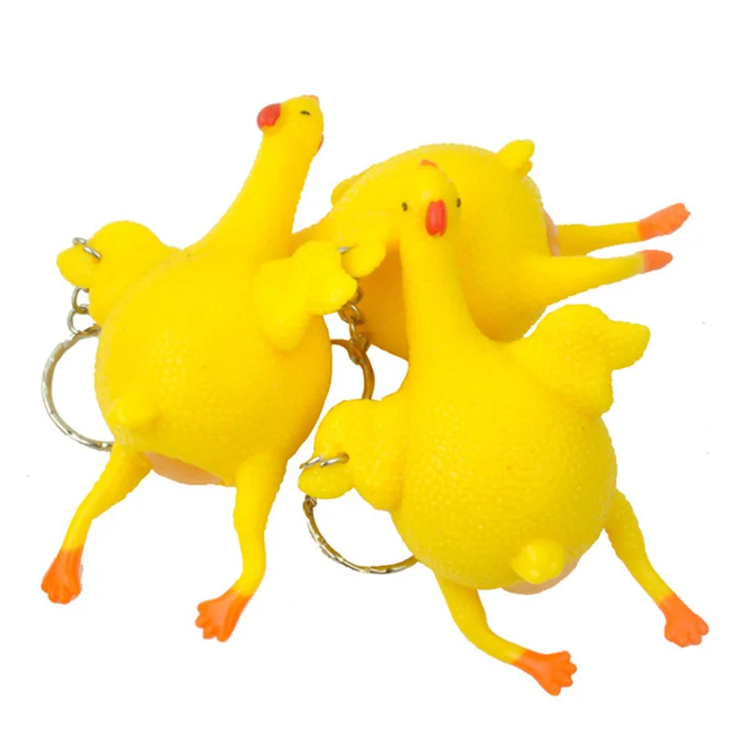 UTOYSLAND-Laying-Egg-Hens-Chicken-Funny-Relax-Toys-With-Ring-Yellow