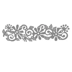 Estel металлические режущие штампы Swirl цветок лоза границы высечки формы Скрапбукинг бумаги чеканочный нож лекало, лезвие трафареты для резки