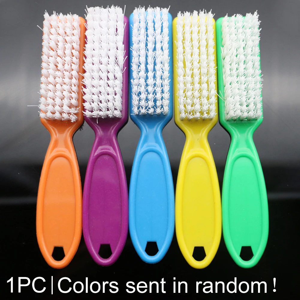 

Long Handle Acrylic Gel Scrubbing Plastic Scrub General Use Remove Dust Cleaning Dusting Pedicure Multi Color Manicure Brush