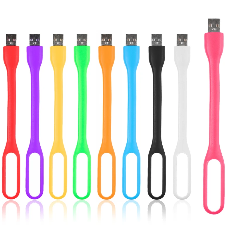 9 Цвета Usb ночник клавиатуры светодиодные для Xiaomi Мощность банка портативных ПК