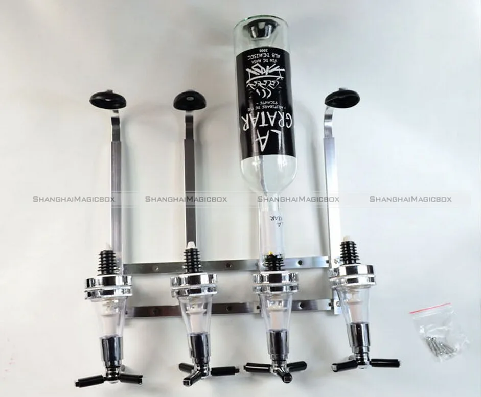 ShanghaiMagicBox Bar Home Open Wall Mounted Rack Liquor Cocktail Spirit