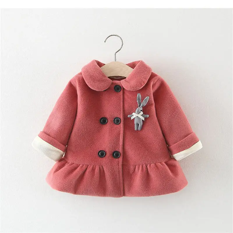 

BibiCola baby girls warm coats winter toddler cotton thick velvet outerwear for bebe girls newborn baby fashion jackets clothes