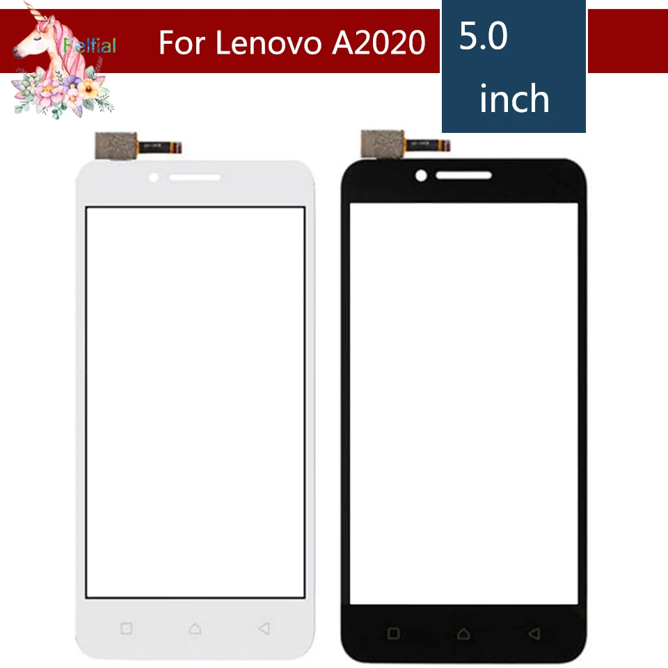10pcs/lot 5.0&quot For Lenovo Vibe C A2020 A2020a40 LCD Touch Screen Digitizer Sensor Outer Glass Lens Panel Replacement | Мобильные