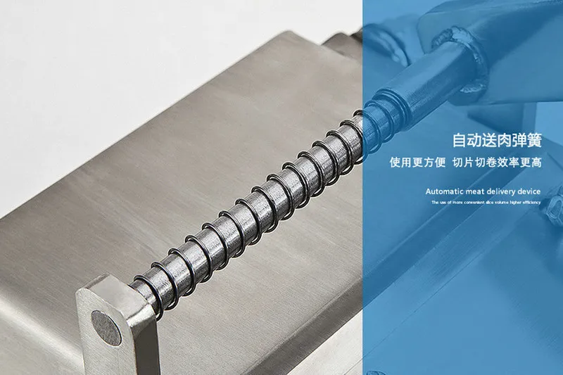 meat cutting machine, frozen meat roll slicer (5)