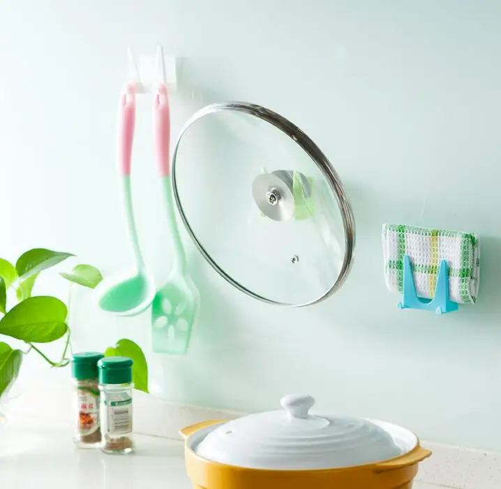 Organboo 2 قطعة/مجموعة خزائن الحائط وعاء يغطي المزدوج الجانب متعددة السنانير المطبخ منظم prateleira أرفف التخزين الديكور Organboo 2 قطعة/مجموعة خزائن الحائط وعاء يغطي المزدوج الجانب متعددة السنانير المطبخ منظم prateleira أرفف التخزين الديكور