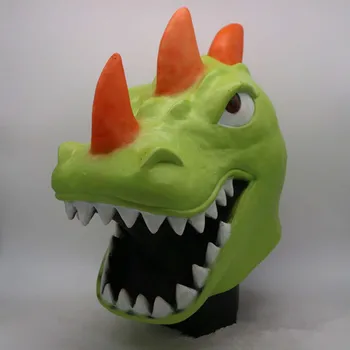 

Game Battle Royale Crocodile Dinosaure Rex Latex Mask Cosplay Full Face Terror Mask Halloween Christmas Props Gifts Adult Helmet