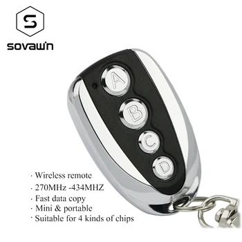

Universal RF Remote Control 433 mhz Duplicator 4 Channel Fast Copy Wireless Remote Control Clone Portable for Garage for Door