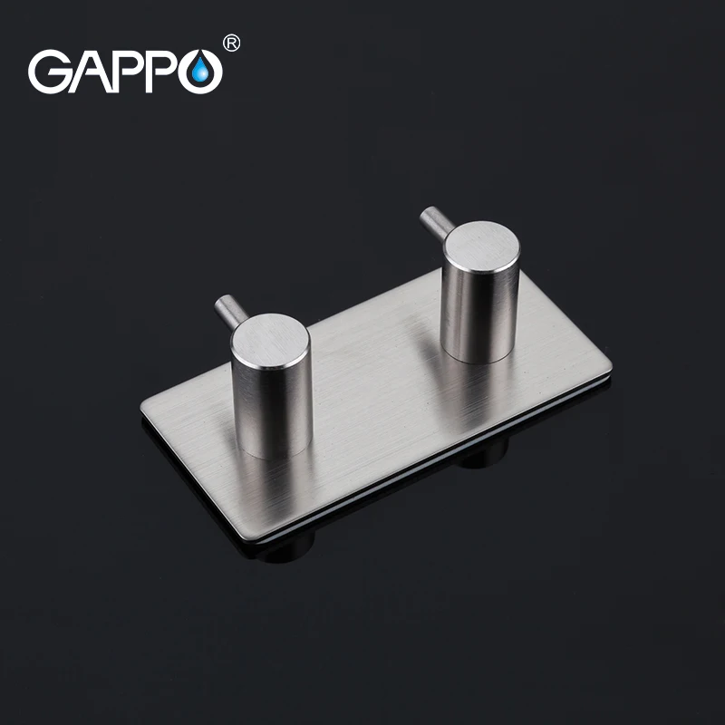 GAPPO 2 крючка для одежды настенные крючки из нержавеющей стали вешалка полотенец