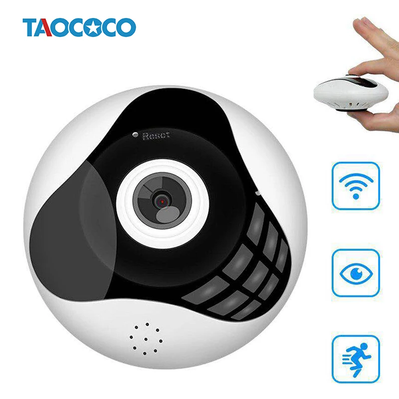 

TAOCOCO Fisheye IP Camera WiFi CCTV Camera 360 Degree Panoramic Home Security Camera Night Vision Surveillance Camera 960P