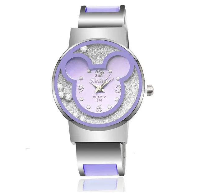 Fashion Brand Mickey Women Steel Bracelet Watch Children Kids Cartoon Quartz Cas Fashion Brand Mickey Women Steel Bracelet Watch Children Kids Cartoon Quartz Cas