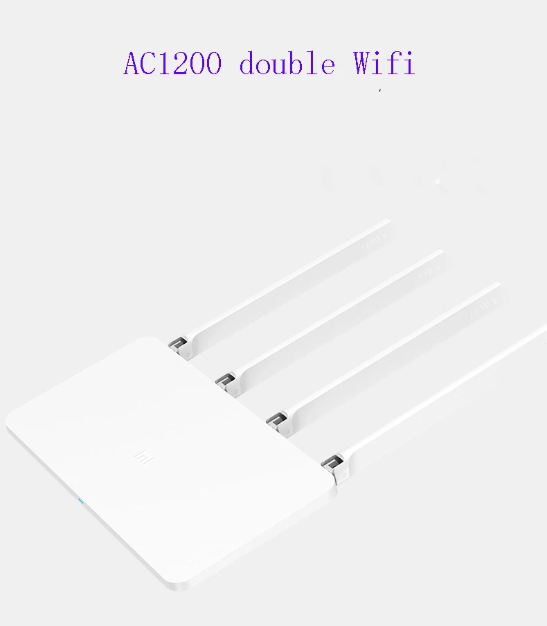 Wi Fi роутер Xiaomi Mi 3 11AC двухдиапазонный 2 4/1167 Мбит/с 128 м ПЗУ/ОЗУ Управление