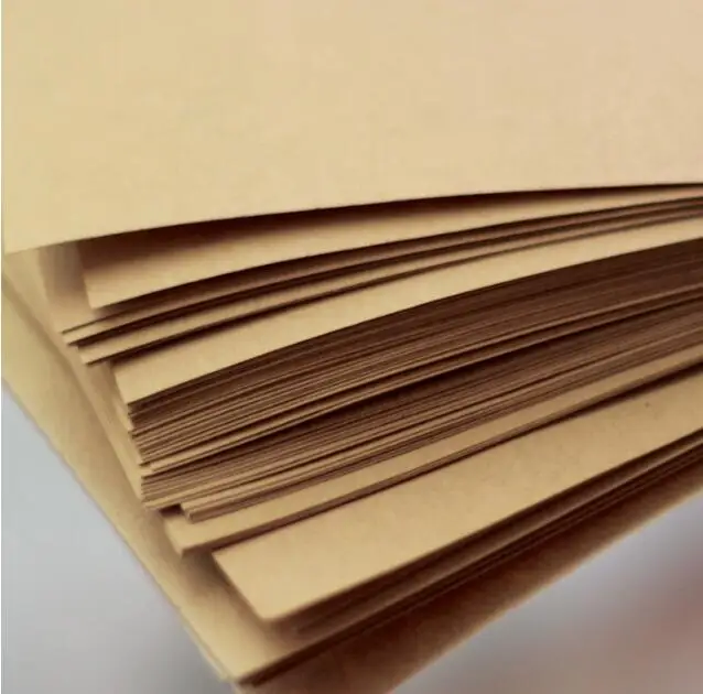 100 шт А5 21*14,8 см 80gsm крафт-бумага ремесло толстая доска картонная карта бумага самодельная открытка делая бумагу