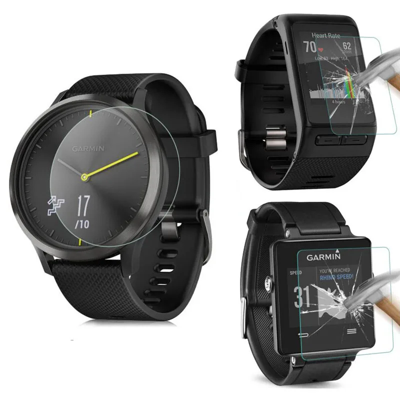 

Ultra Clear Protective Film Guard Display Cover For Garmin Vivomove Vivoactive HR 3 Smart Watch Tempered Glass Screen Protector