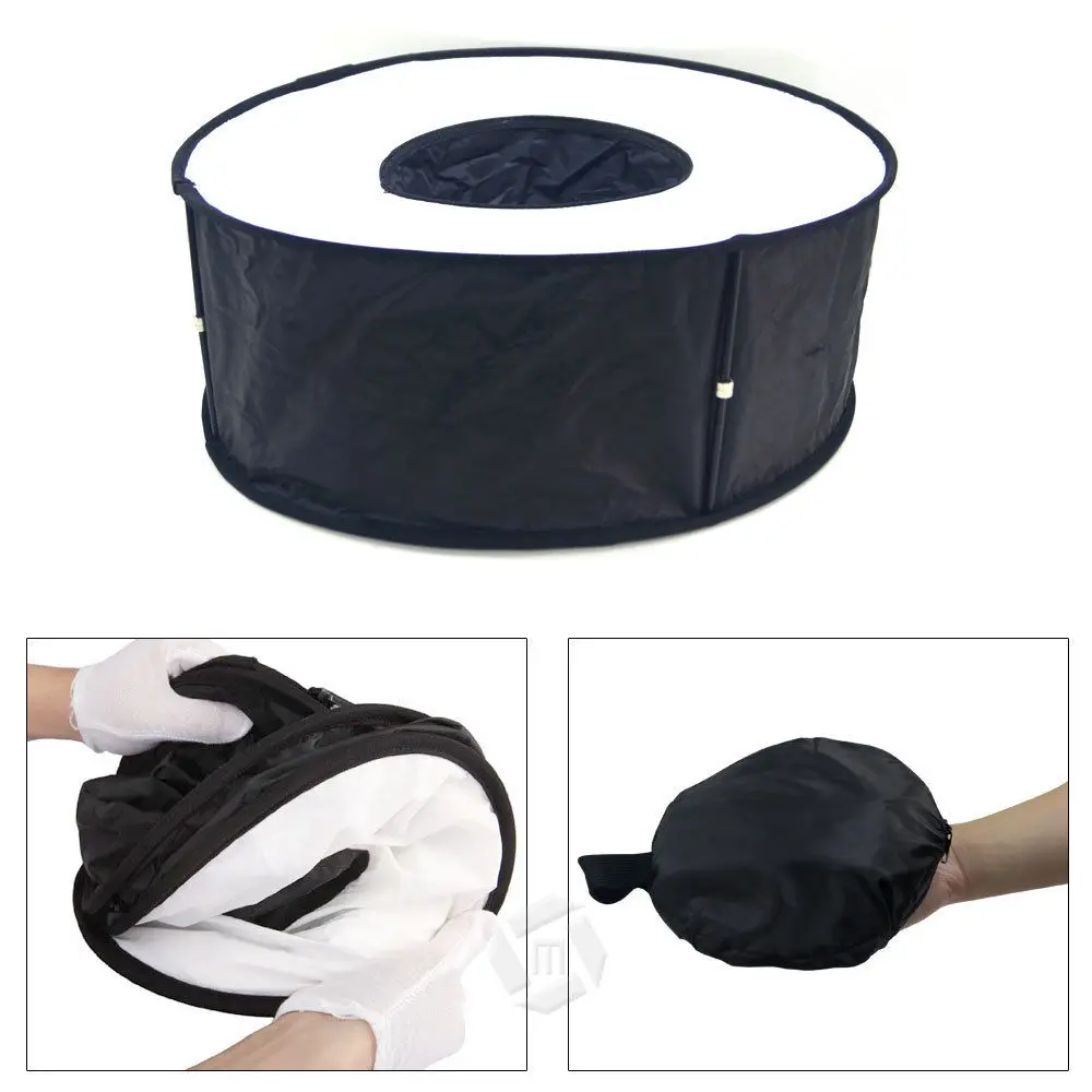 In Tutto Il Mondo Diffusore Flash Della Fotocamera 45 Cm Easyfold Macro Ring Speedlite Flash Di Luce Softbox Riflettere Per Canon Nikon Sony Dslr Came