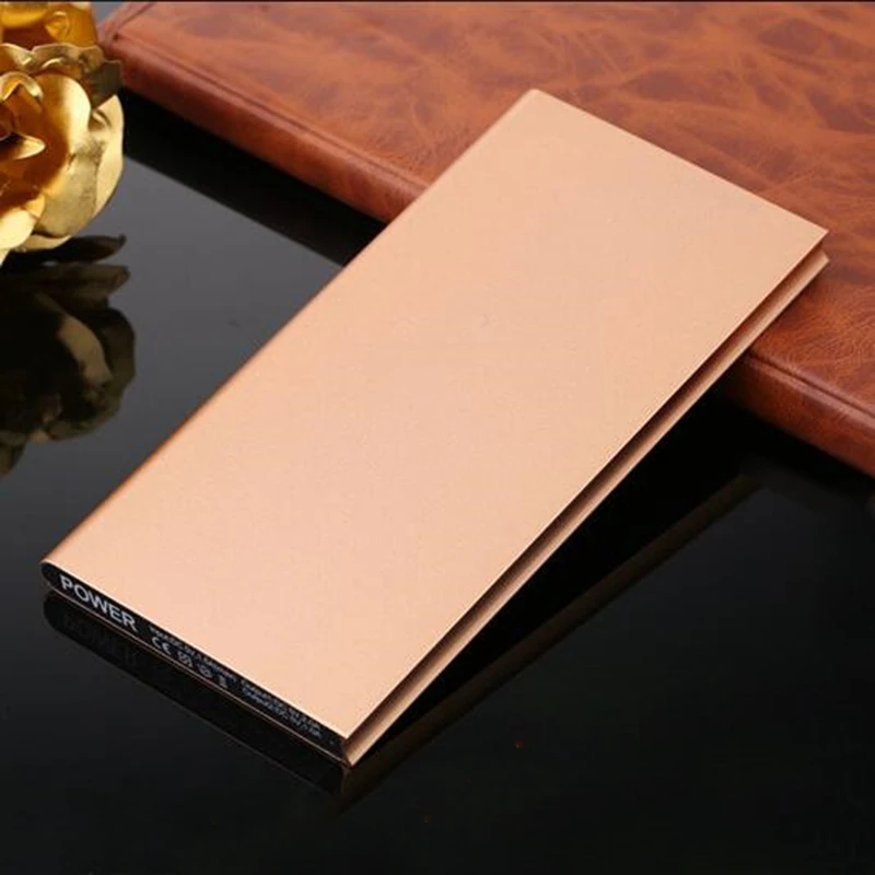 20000mAh Portable Silm Power Bank External Battery Phone Charger Polymer Powerbank for Xiaomi iPhone Samsung Huawei Poverbank power bank 10000