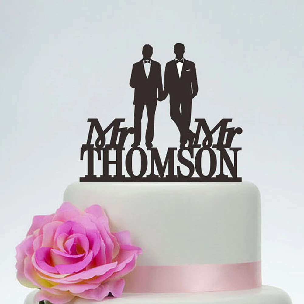 Gay Cake Topper,Gay Wedding,Mr and Mr Wedding Cake Topper,Same Sex Cake Topper,Gay silhouette,Gay Men Cake Topper,Sex Gay.