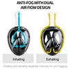 COPOZZ Full Face Scuba Diving Mask Anti Fog Goggles With Camera Mount Underwater Wide View Snorkel Swimming Mask For Adult Youth 3