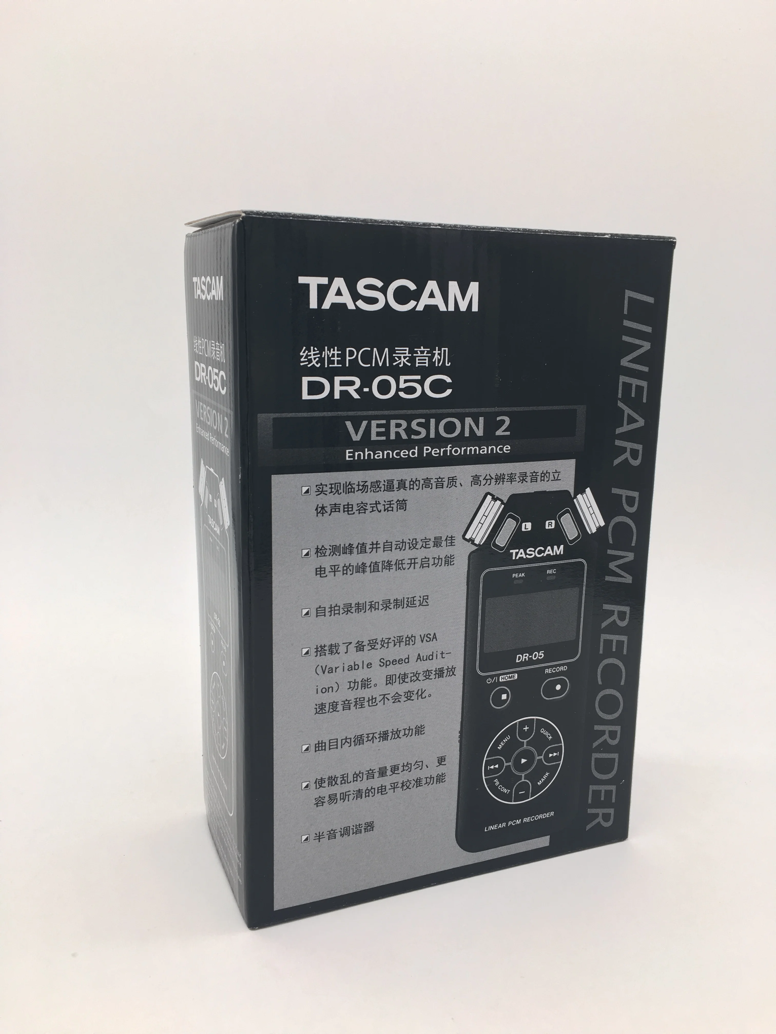 Tascam DR-05 DR-05C ручной профессиональный портативный цифровой диктофон MP3 записывающая ручка версия 2 с 8 Гб micro SD