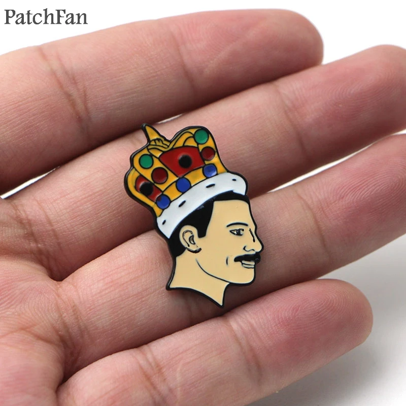 A0658 Patchfan певица Меркьюри металлические цинковые шпильки гордость значки para