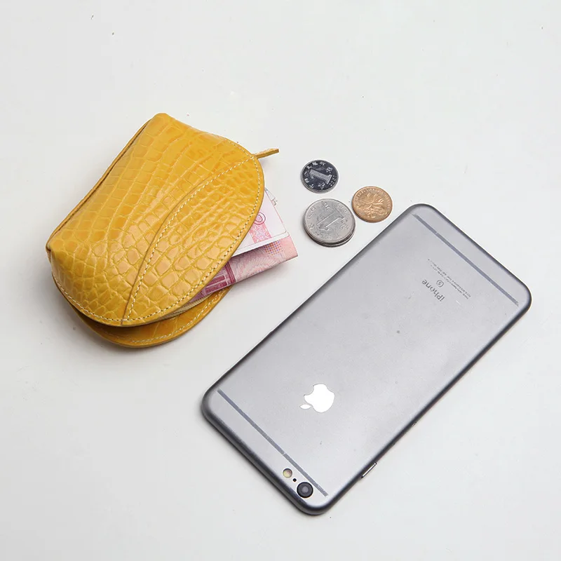 Emma Yao Women's Leather Coin Purses Holders Fashion Coin Purse Mini