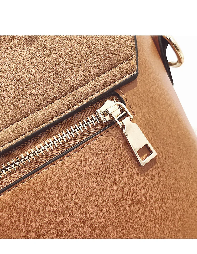 Новая высококачественная женская сумка-мессенджер, женская сумка на плечо с металлической пряжкой, модная женская сумка-портфель