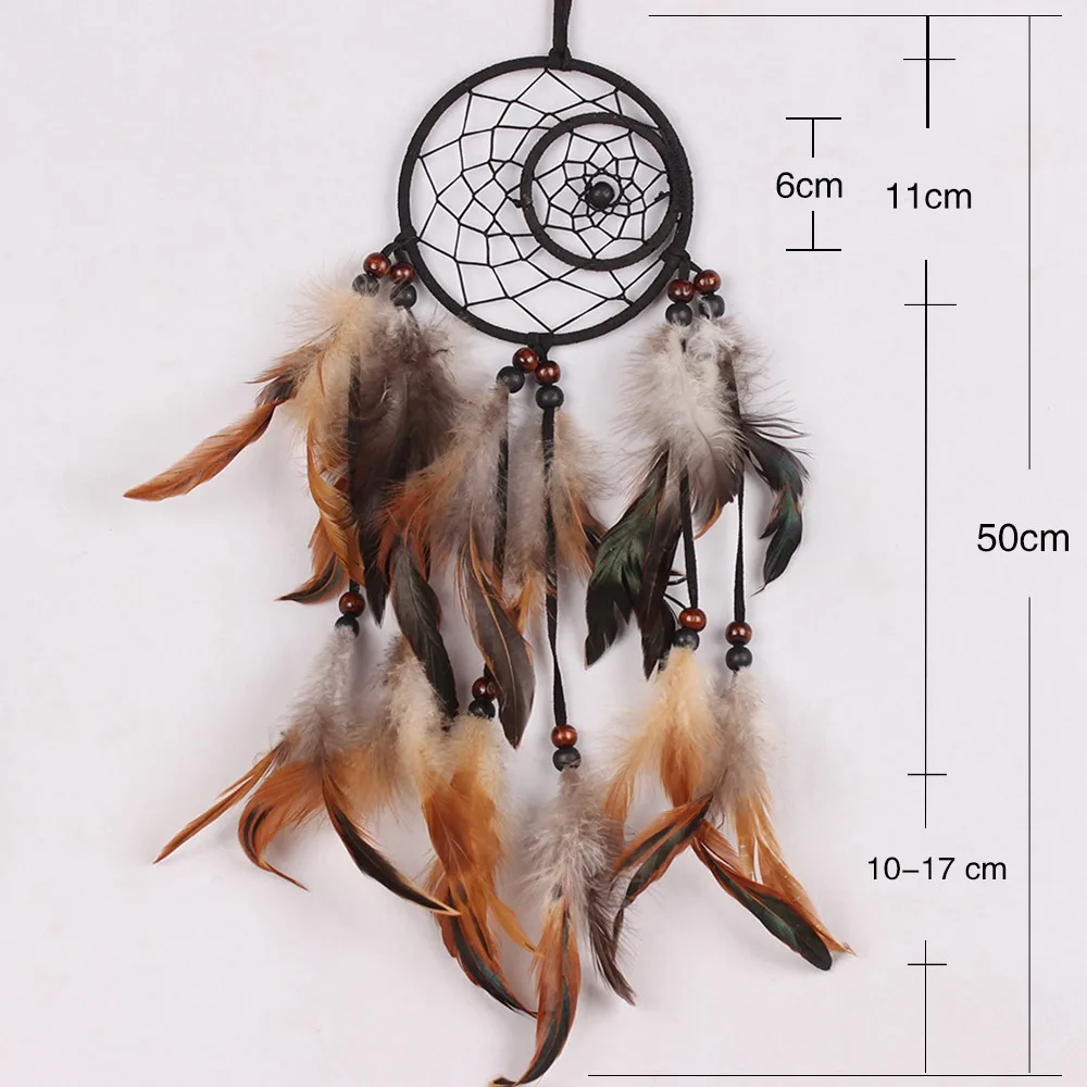 Дома висит Dream Catcher большой кружева Dream Catcher Wind Chime творческие украшения - Цвет: 13