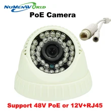 POE megapixel 720P or 1080P cam ips Onvif H.264 36PCS LED 3.6mm P2P Indoor Dome Camera CCTV IP cammera network Home Security