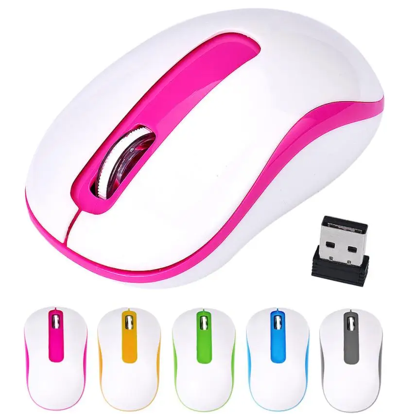 2018 HOT SALE New 2.4G 1600DPI Optical Mini Wireless Mouse Mice For Laptop PC very nicein Mice