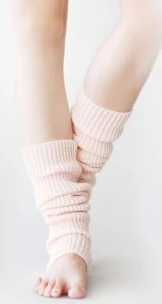 Танцы legwarmer женские балетки разминки длинные legwarmer зима Танцы одежда бедра гетры до колена протектор - Цвет: pink