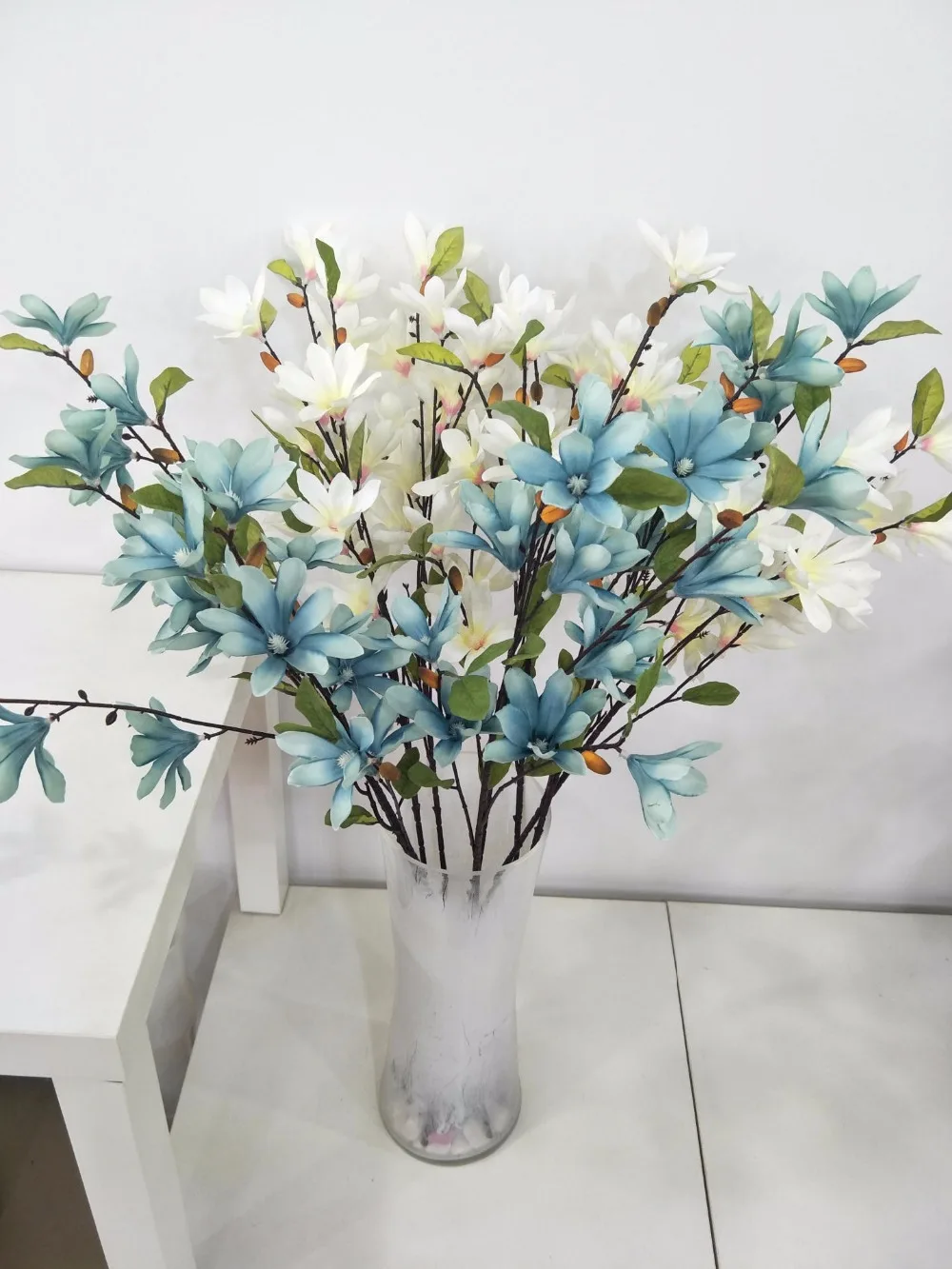 New Magnolia No. 1 Simulated Home Decoration Flower Arrangement Wedding Ceremony Road Silk Introduction | Дом и сад