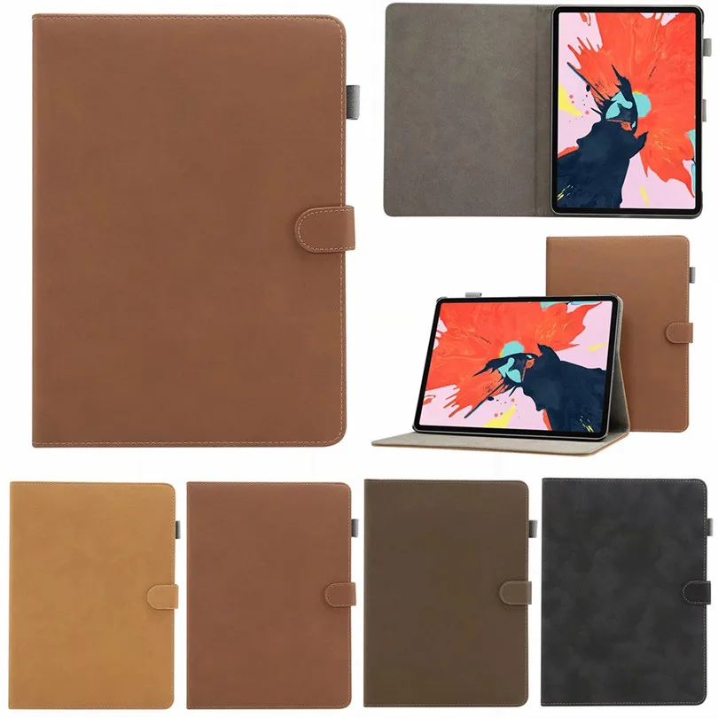

Flip shell Leather Smart Cover Case with Sleep/Wake For iPad Pro 12.9 inch 2018 Shockproof Tablet Protective Case A30