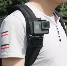 Быстрое крепление адаптера для Gopro Hero 7 6 5 4 рюкзак зажим на плечо грудь фиксирующий бандаж Пряжка для Xiaomi Yi 4 K+ SJCAM Волшебная паста