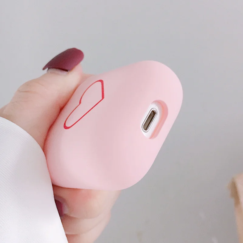 Матовый однотонный защитный чехол для AirPods PC Apple Airpod зарядки наушников Жесткий