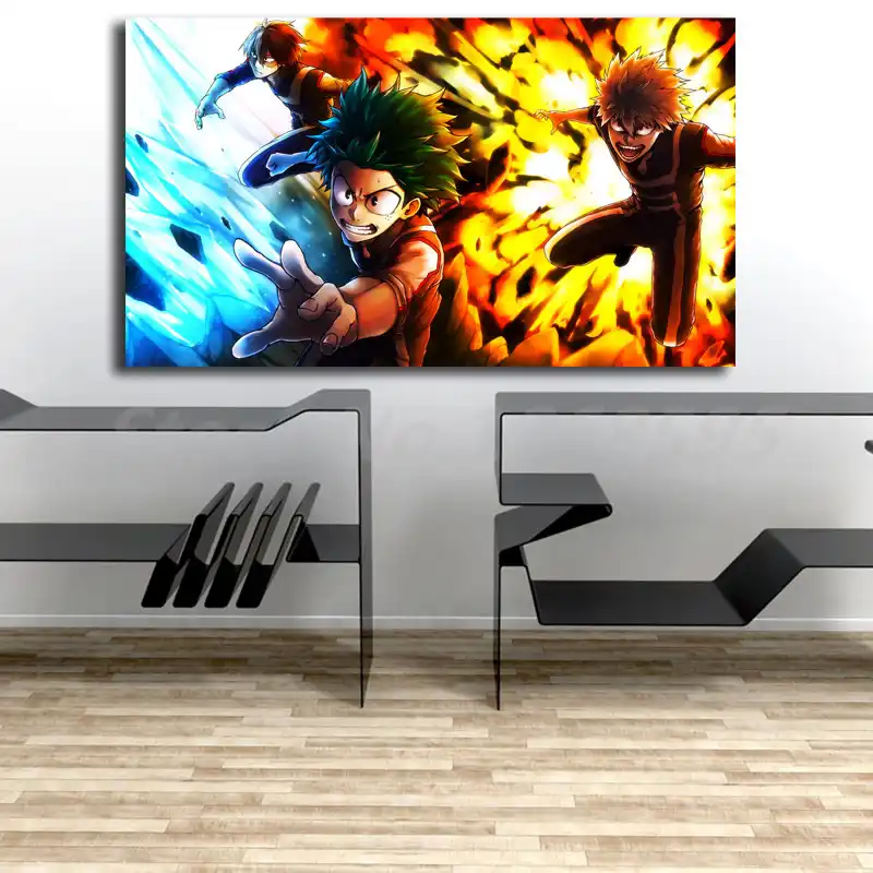 Boku No Hero Academia Izuku Midoriya Hd Wallpaper Art Canvas