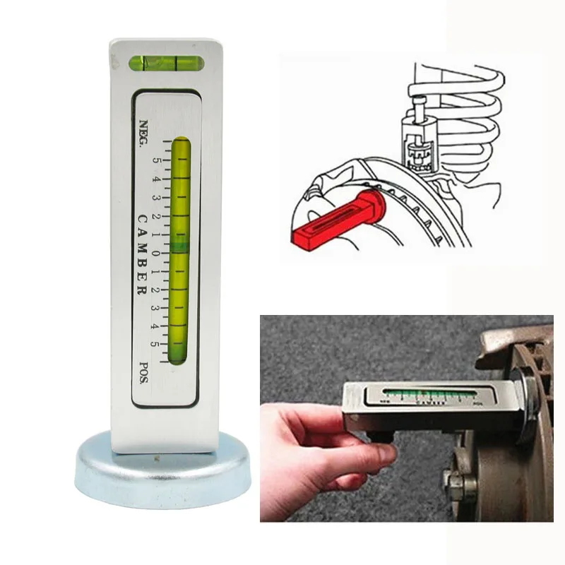 Выравнивание четырех колес Магнитный уровень транспортир датчик уровня развал Регулировка вспомогательный магнитный инструмент позиционирования инструмент