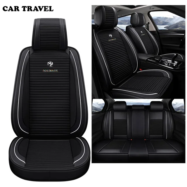 CAR TRAVEL flax car seat cover for lincoln mks mkx mkc mkz saab 93 95