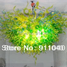 LR137- Стильная стеклянная большая люстра, освещение