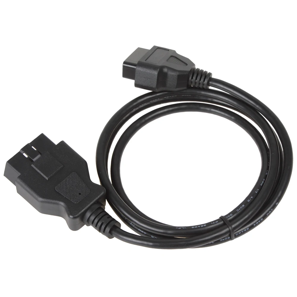 Высококачественный 1 5 м Удлинительный кабель 16 контактов ELM327 OBD II OBD2 разъем