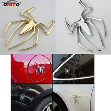 Паук Человек-паук 10 шт. 3D металлический автомобиль авто мотоцикл логотип Тотем эмблема значок наклейка Серебро Золото для всех автомобилей