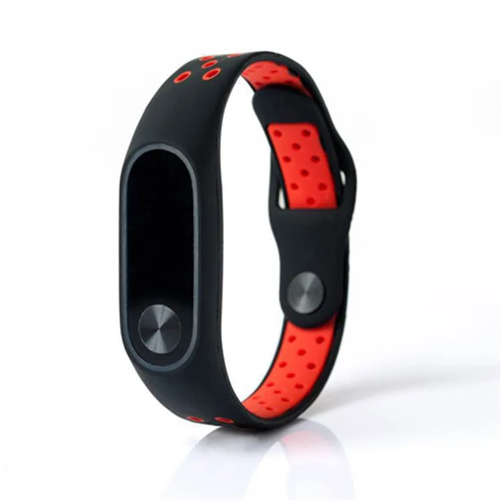 Сменный ремешок для Xiaomi Mi Band 2 MiBand силиконовые браслеты Смарт браслет 4 цвета Xiomi
