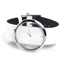 Female Clock Leather Straps Watches