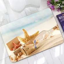 CAMMITEVER мода коврик в гостиную в виде морской звезды бутылки Sea Shell песок 40x60 см двери коврики домашний декоративный ковер моды