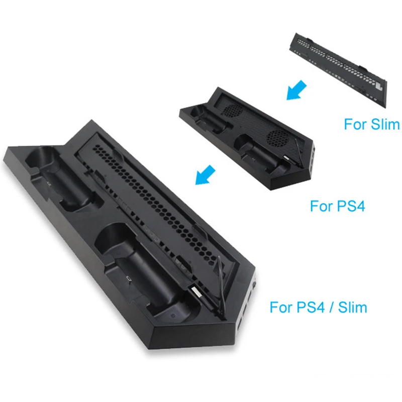 Многофункциональный излучающий вентилятор для Playstation 4 Slim PS4 Консоль двойной