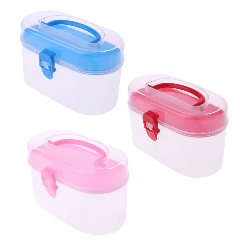 

Household Storage Box Organizer Double Layer Desktop Sundries Cosmetic Container